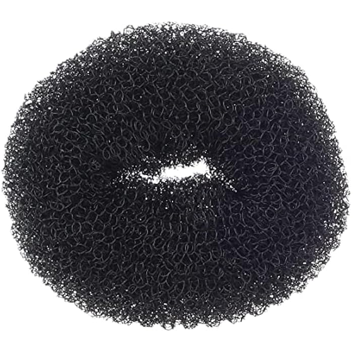 Titania big hair donut bun maker black for black or dark hair (08314) - Image 1